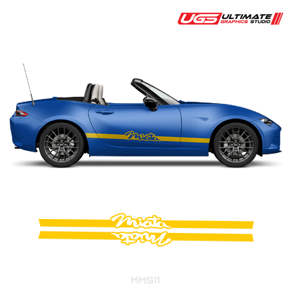 Mazda Miata Side Stripe Decal