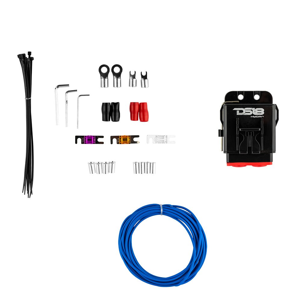 4-GA Marine Tinned OFC Amplifier Installation Kit - WHITE