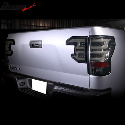 2007-2013 Toyota Tundra Sequential Smoke Lens Housing Tail Lights