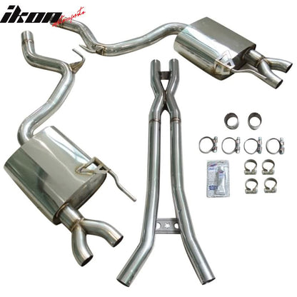 2015-2017 Ford Mustang Thunderbird Rear Diffuser Catback Exhaust Tips