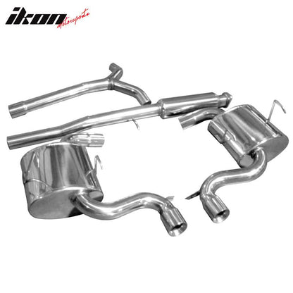 Fits 02-06 Mini Cooper S Dual Full S S Catback Exhaust Muffler System