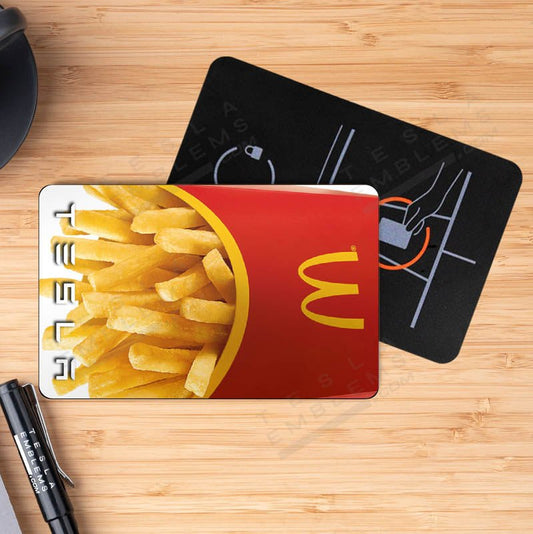 McFries Tesla Keycard Decal