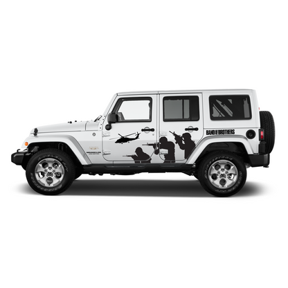 Band of Brothers Jeep Graphic