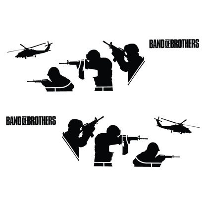 Band of Brothers Jeep Graphic