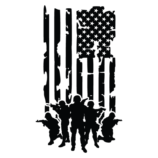 Defend the Flag Hood Graphic
