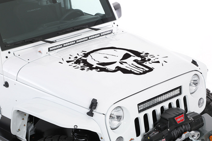 Grunge Punisher Hood Graphic