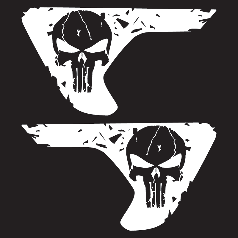 Grunge Punisher Vent Decals