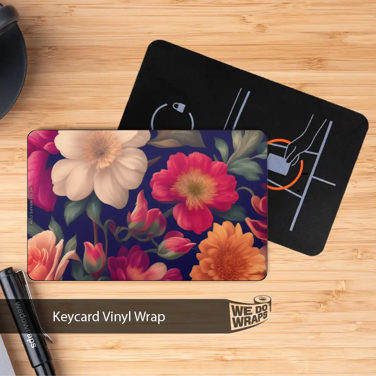 Midnight Bloom | NFC Key Card Wrap