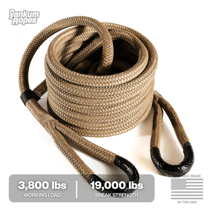 3/4" Kinetic Recovery Rope "Rubber Boa"