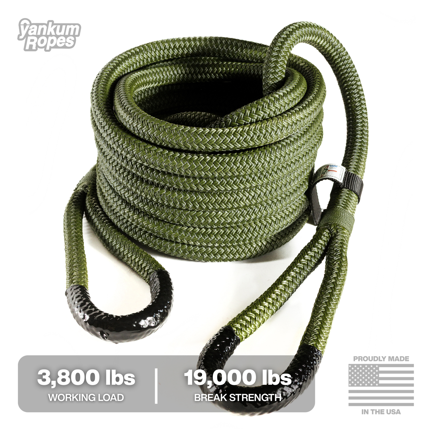 3/4" Kinetic Recovery Rope "Rubber Boa"