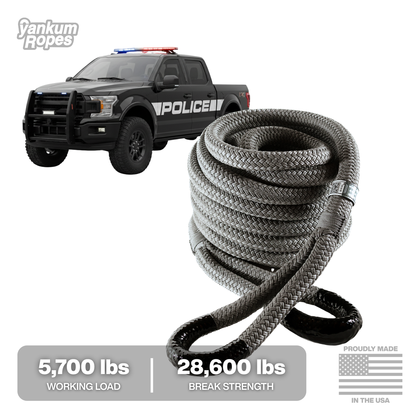 7/8" Kinetic Recovery Rope "Python"