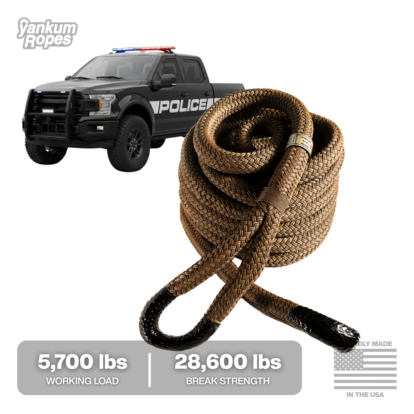 7/8" Kinetic Recovery Rope "Python"