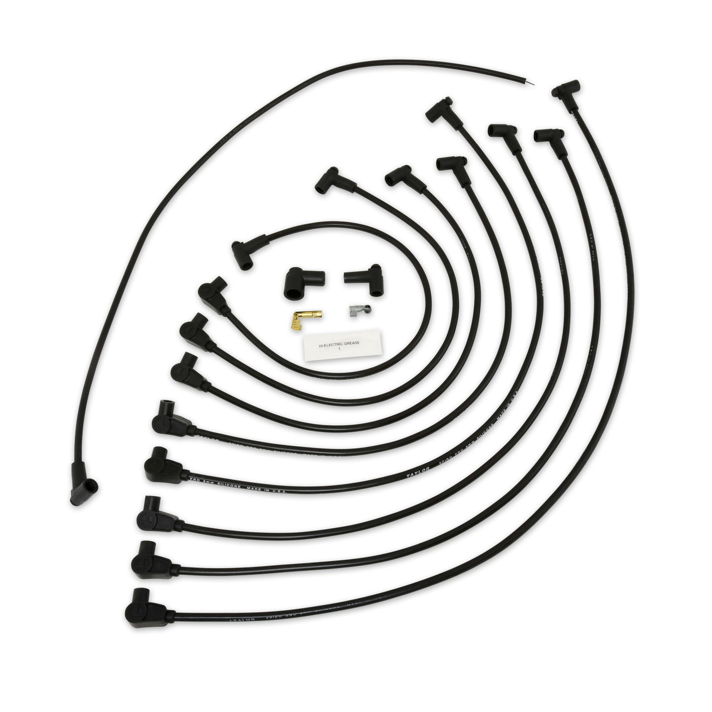 Taylor Cable 409 Spiro Pro Race Hemi Universal Wire, Black 79092