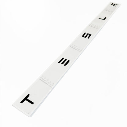 “TESLA” Letters Black ABS Tesla Emblem | Rear Trunk Badging