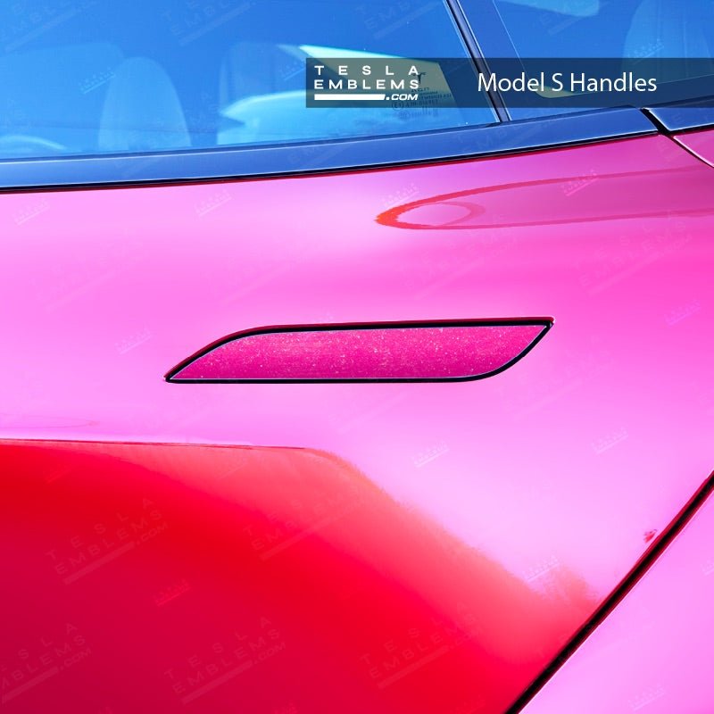 KPMF Momentum Pink Tesla Door Handle Decals (4pcs)