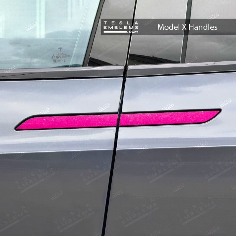 KPMF Momentum Pink Tesla Door Handle Decals (4pcs)