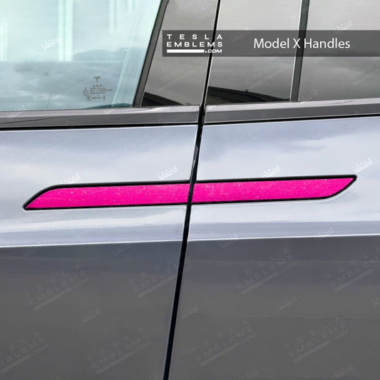 KPMF Momentum Pink Tesla Door Handle Decals (4pcs)