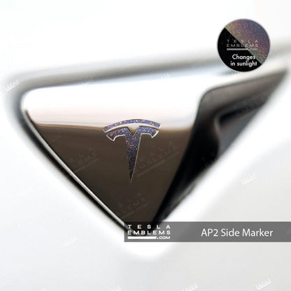 KPMF Morpheus Black Tesla Autopilot Camera Side Marker Decals (2pcs)