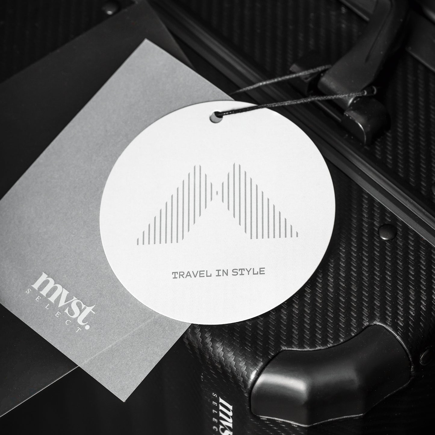 SPACE Aluminum Suitcase Black