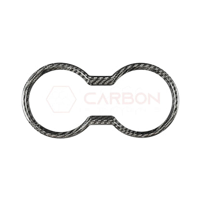 2024+ S650 Mustang Hard Carbon Fiber Cup Holder Trim Cover