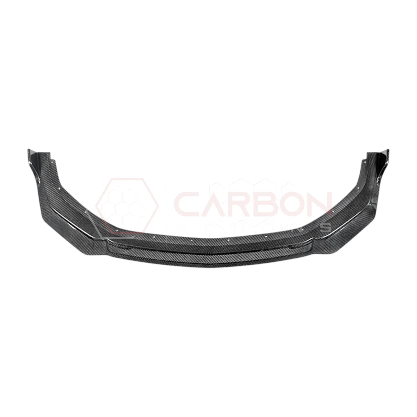 Real Carbon Fiber Front Lip Splitter Extension for 2024+ Ford Mustang GT & EcoBoost