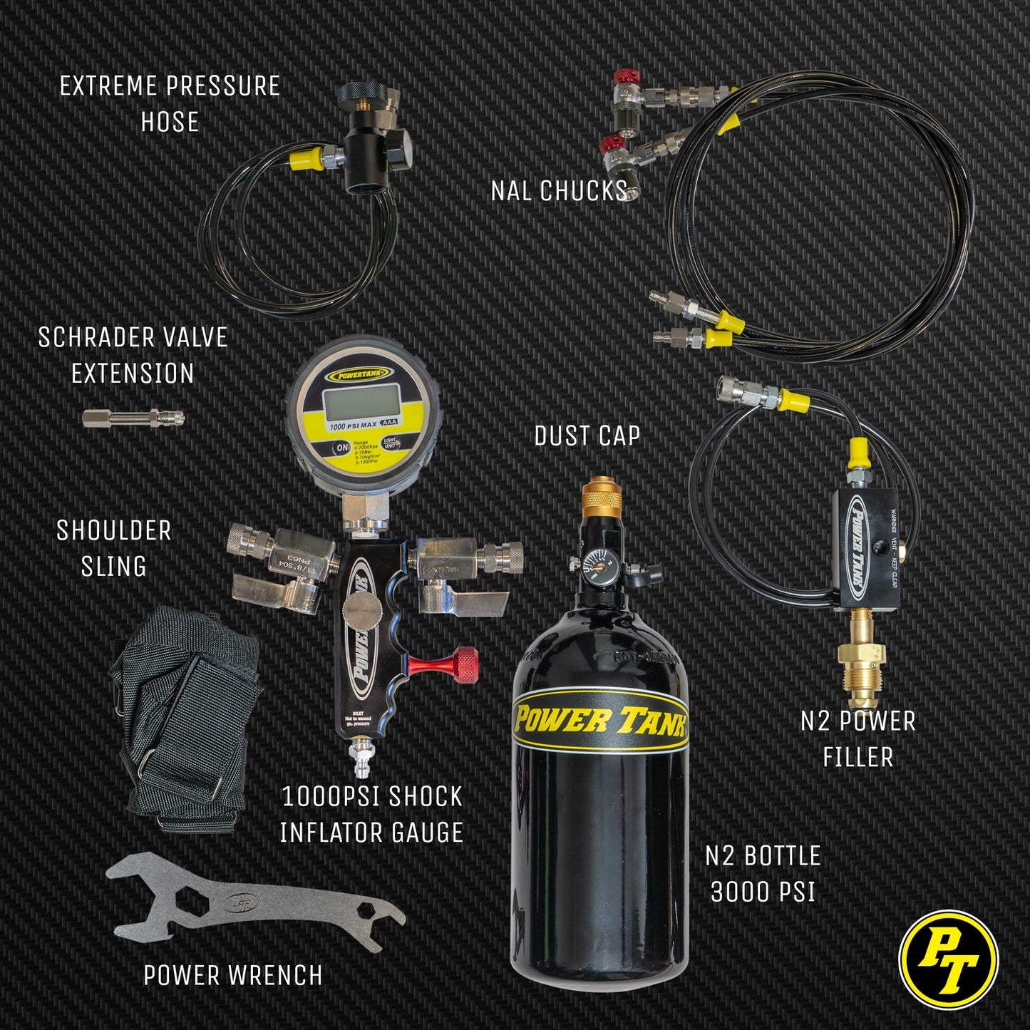ORI Shock Boss™ V2 - 800 psi Dual Fill Strut Inflator - Portable Nitrogen Shock Tuning Kit