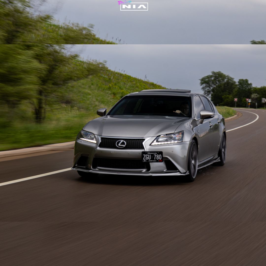 Lexus GS F-Sport NIA Front Splitter Lip bodykit  2012-2015 in ABS