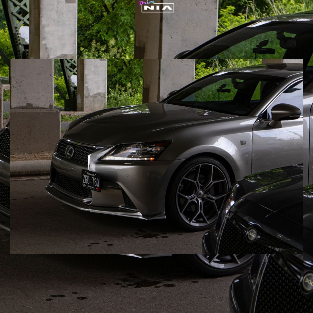 Lexus GS F-Sport NIA Front Splitter Lip bodykit  2012-2015 in ABS