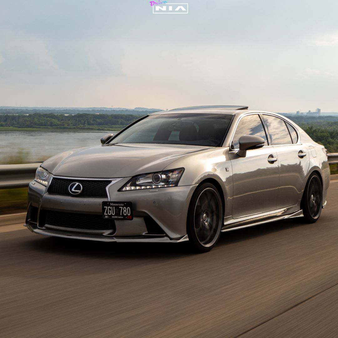 Lexus GS Base Model, F-Sport NIA Side Skirts Lip bodykit  2012-2020 in ABS