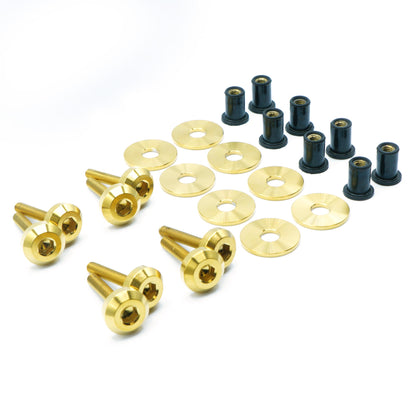 Titanium Hardware Radiator Shroud Kit - Nissan R35 GT-R (2009-2023)