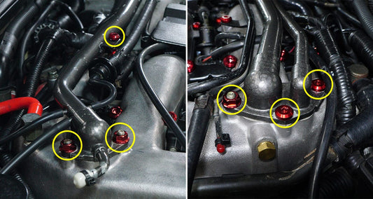 Titanium Hardware Balance Tube Kit - VG30DETT Engine