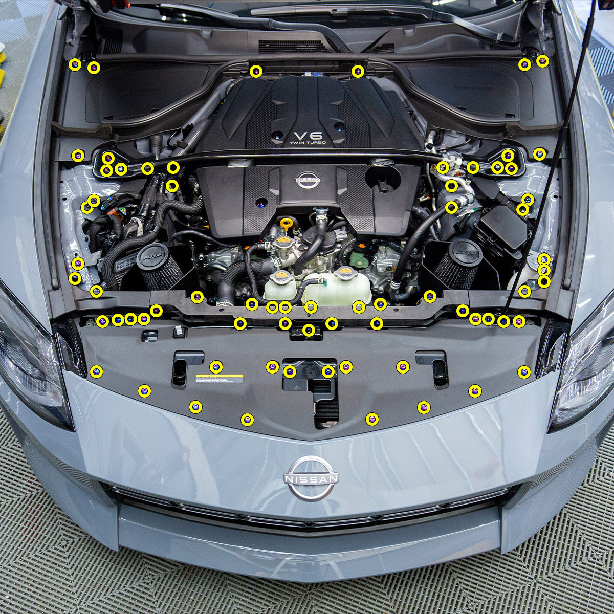 Stage 2 Titanium Hardware Engine Bay Kit - 2023+ Nissan Z