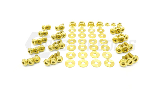 Dress Up Bolts Titanium Hardware Engine Bay Kit - Nissan Skyline GT-R (R32) - DressUpBolts.com