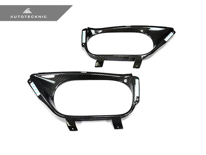 AutoTecknic Dry Carbon Exhaust Shield - Nissan R35 GTR