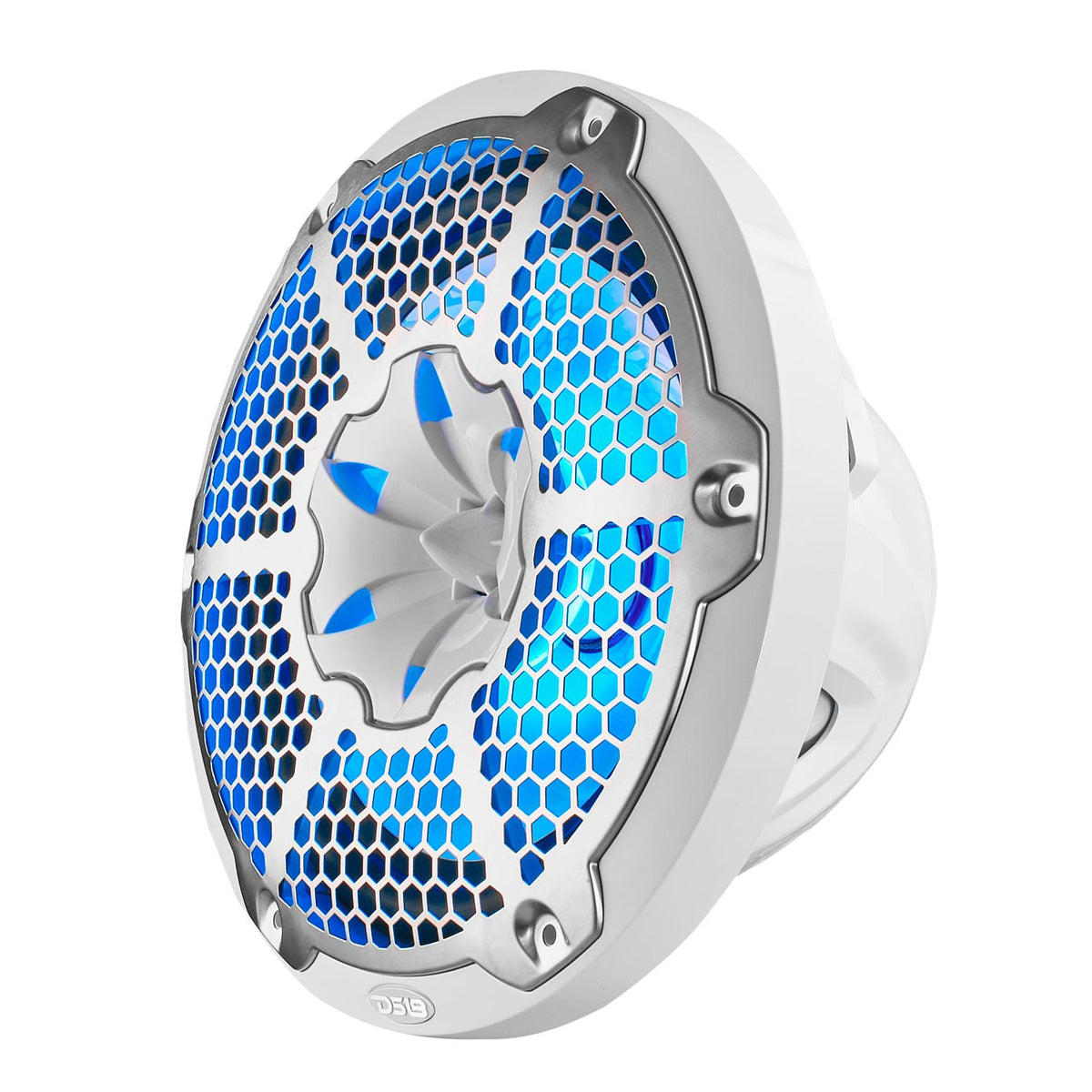 NXL 10" 2-Way Coaxial Marine Speaker with RGB LED Lights 200 Watts Rms 4-Ohm
