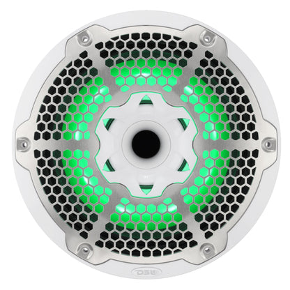 10” Marine 2-Way Hybrid Speaker with RGB LED, Compression Driver and Neodymium Magnet | 450W RMS 4-Ohm