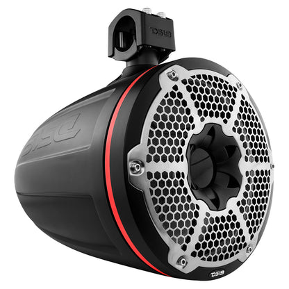 NXL 10" Marine and Powersports Empty Tower with Grill and RGB LED Lights - IP65