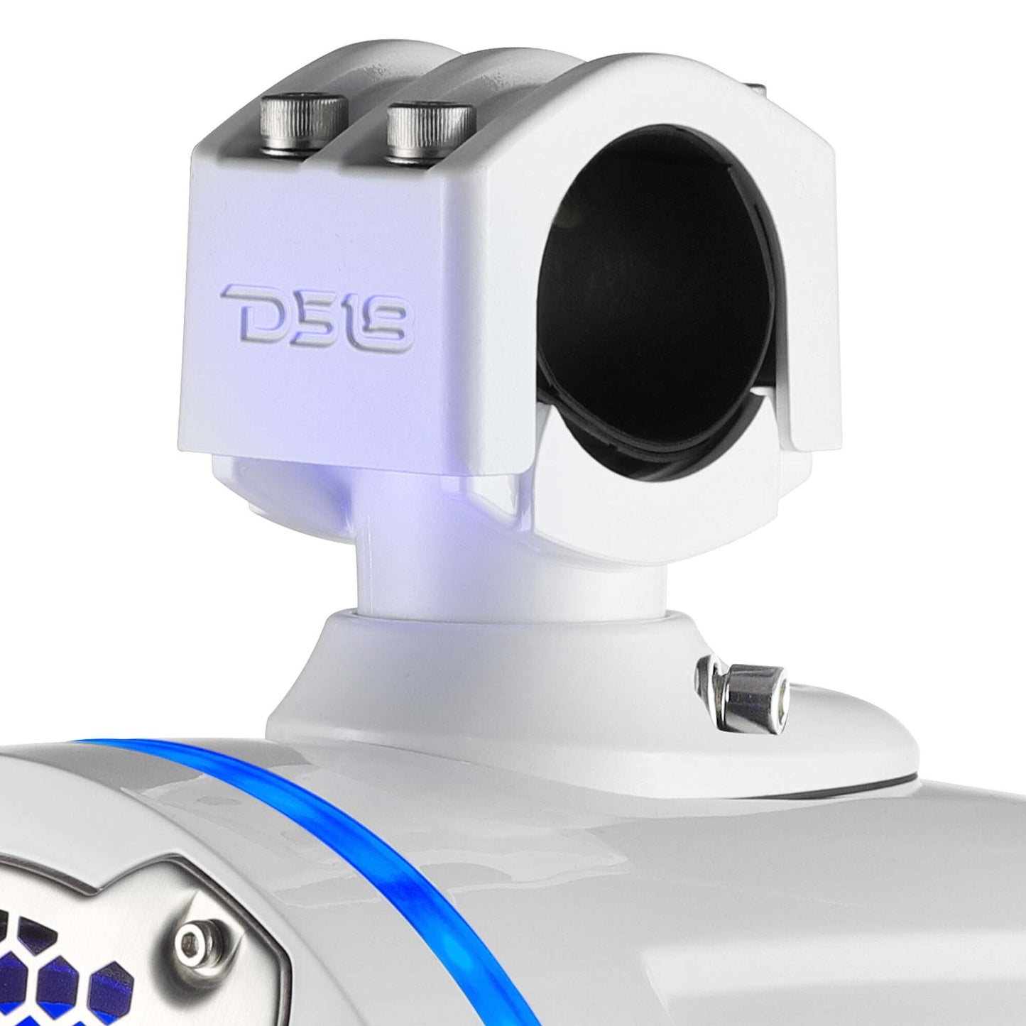 NXL 8" Neodymium Marine and Powersports Towers with Built-in Passive Radiator, 1" Driver and LED RGB Lights 180 Watts Rms -White