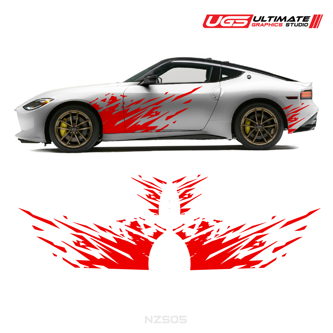 Nissan Z Splash Side Graphics