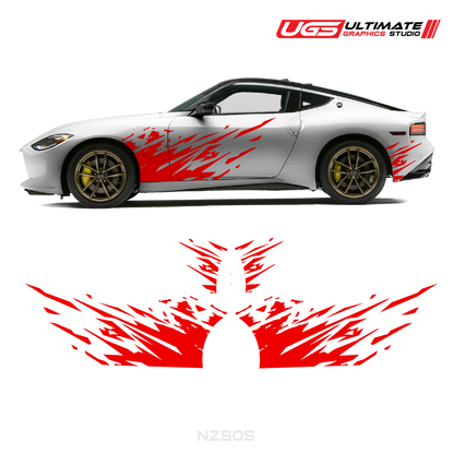 Nissan Z Splash Side Graphics
