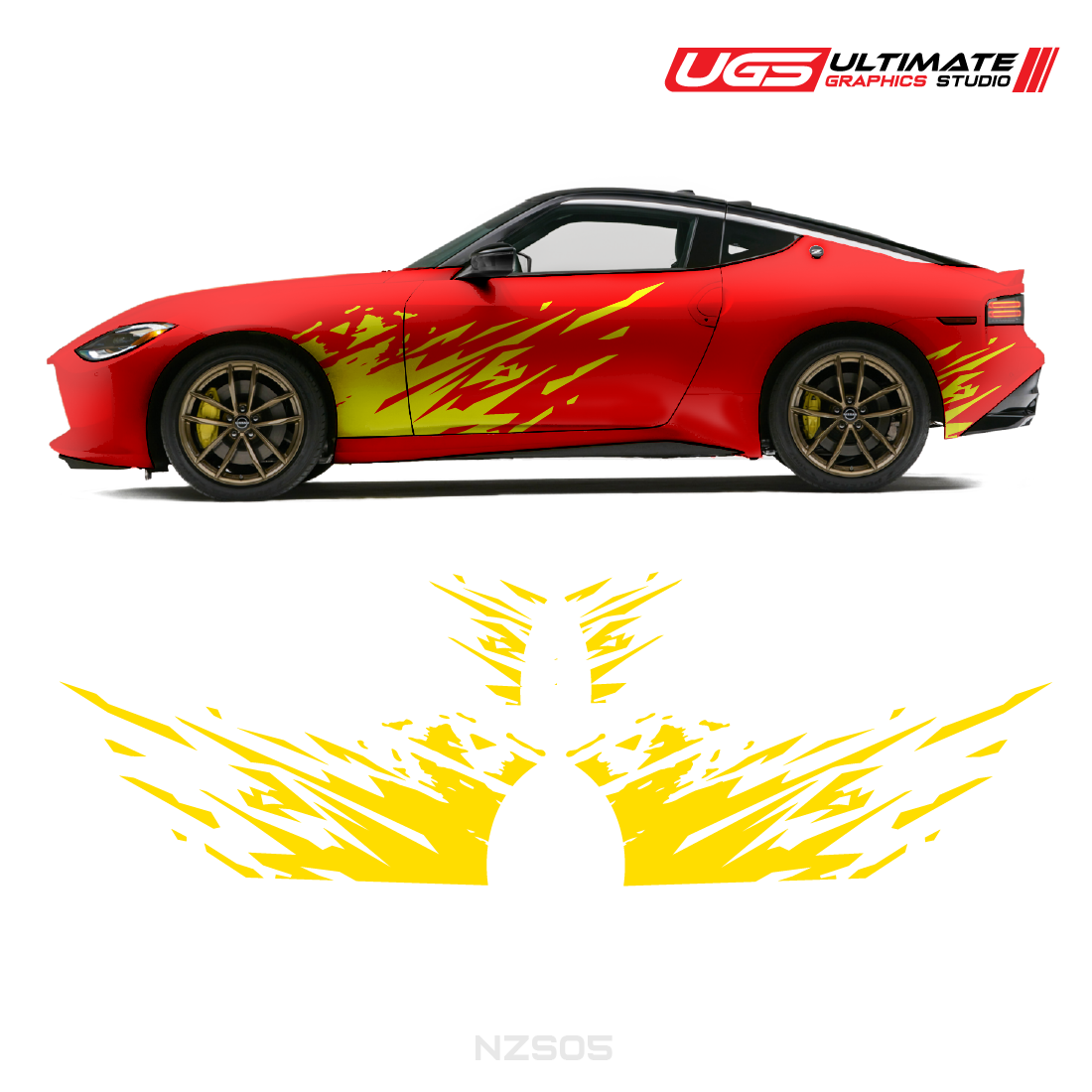 Nissan Z Splash Side Graphics