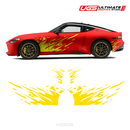 Nissan Z Splash Side Graphics