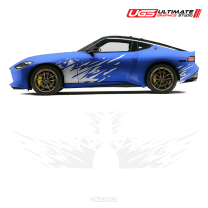 Nissan Z Splash Side Graphics