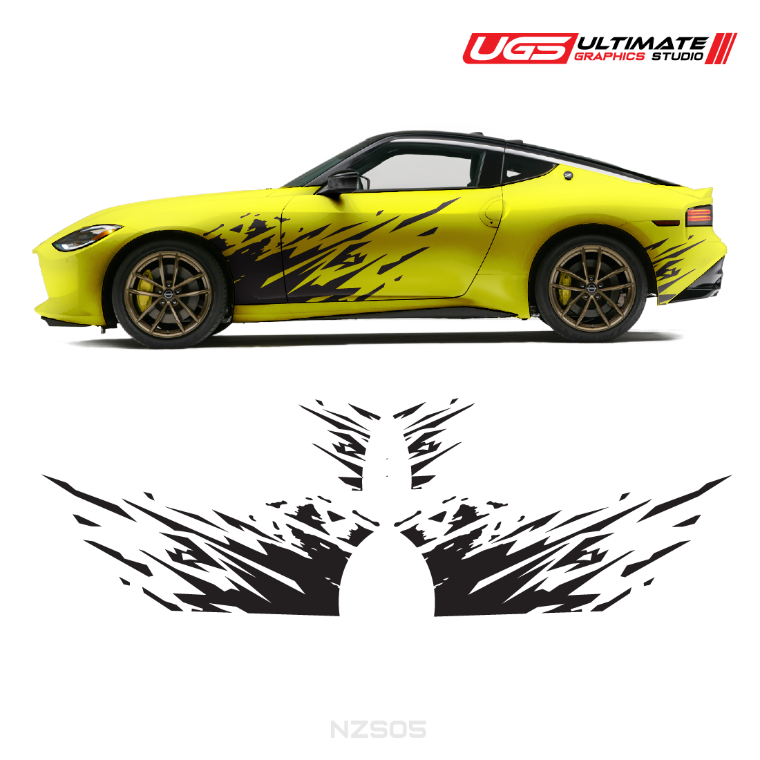 Nissan Z Splash Side Graphics