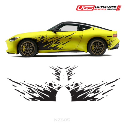 Nissan Z Splash Side Graphics