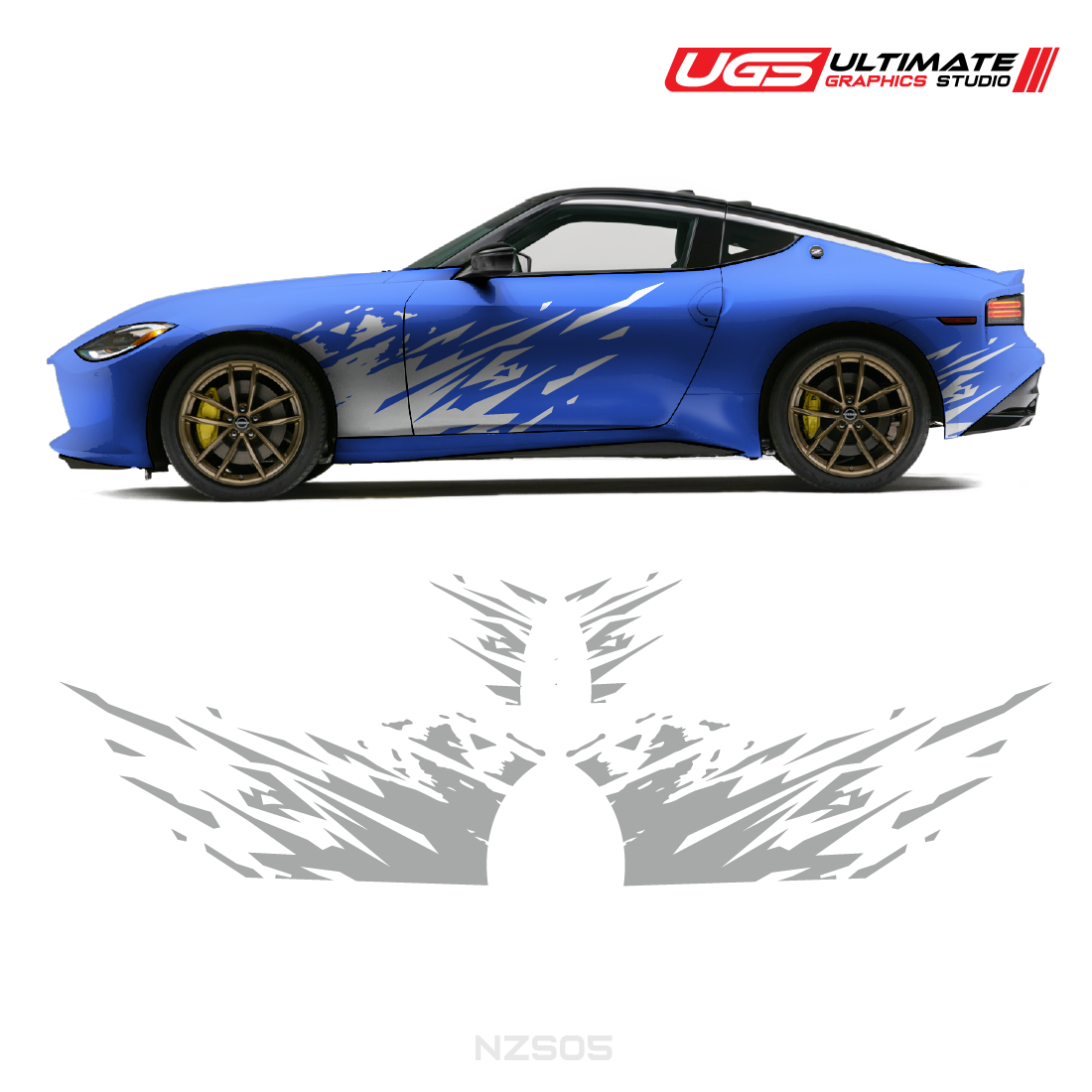 Nissan Z Splash Side Graphics