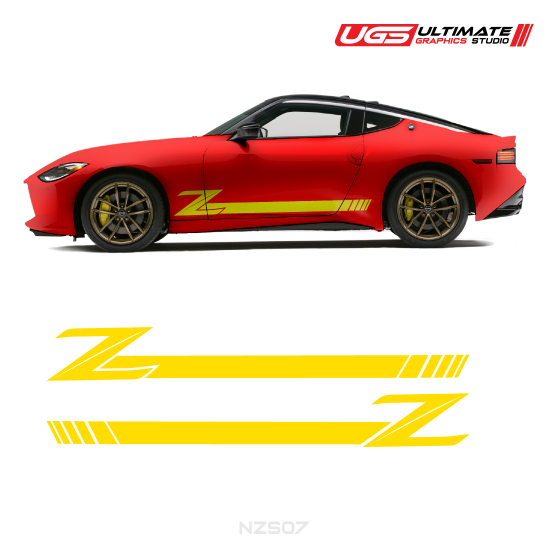 Nissan Z Skirt Side Graphics