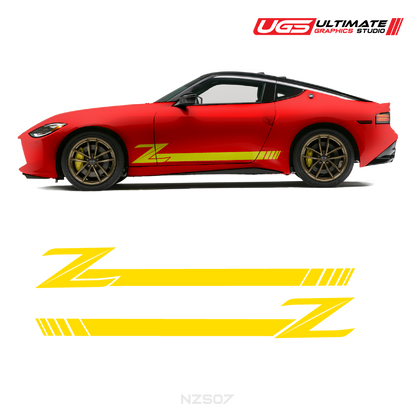 Nissan Z Skirt Side Graphics