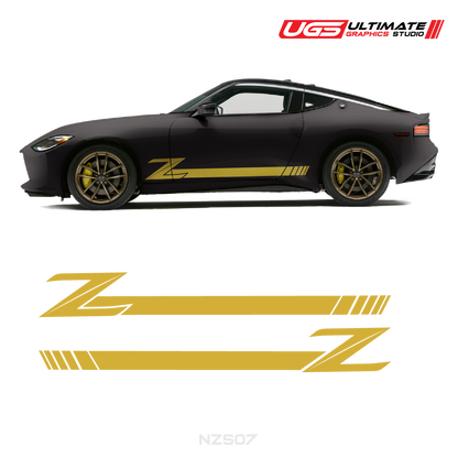 Nissan Z Skirt Side Graphics