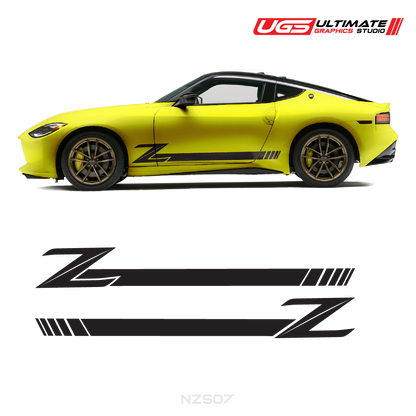 Nissan Z Skirt Side Graphics
